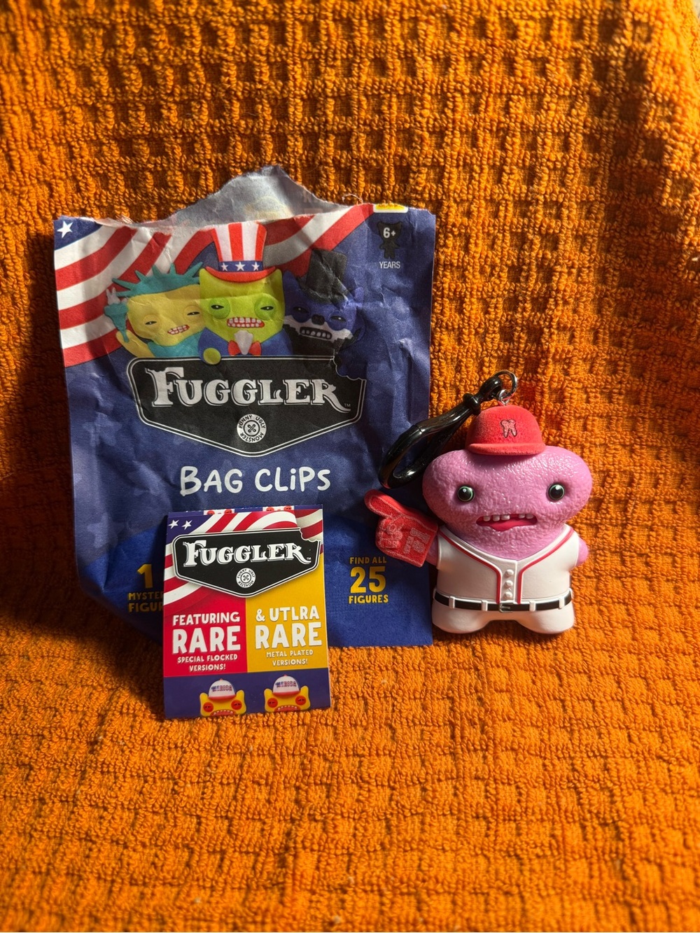 NWP:250 Yrs of Fuggtastic Fuggler Keychain PullMy Finger RARE/FLOCKED QUICK SHIP